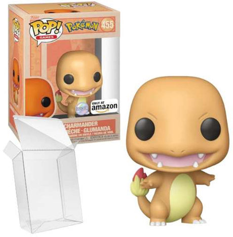 Funko-pop ! jeux : pokemon - charmander (couleur douce) #455 exclusivité amazon