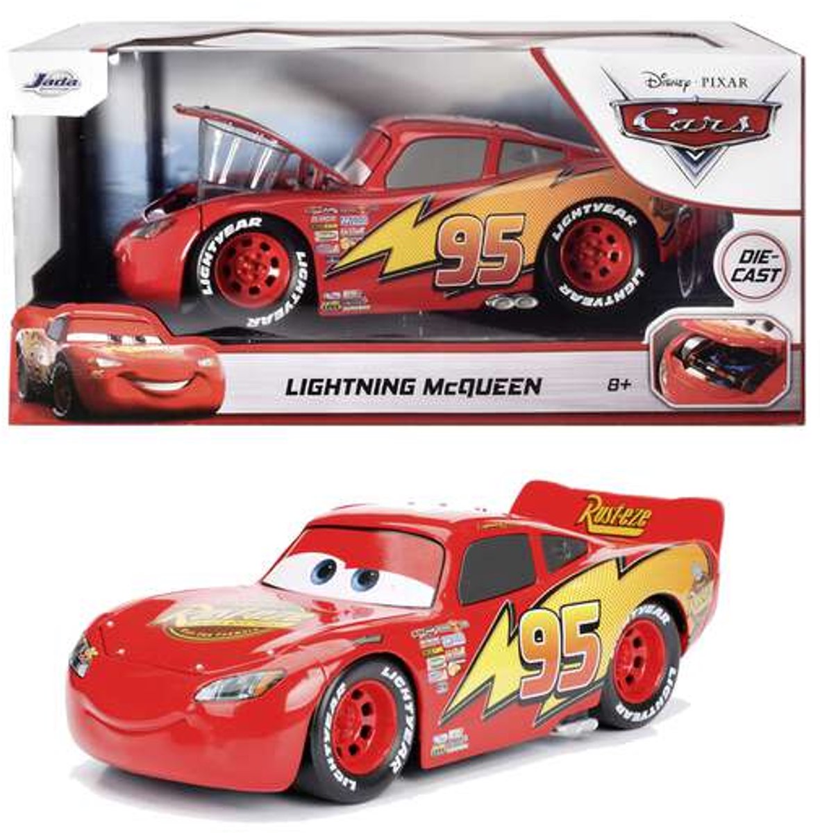 Jada jouets Jada Lightning Mcqueen, 1:24
