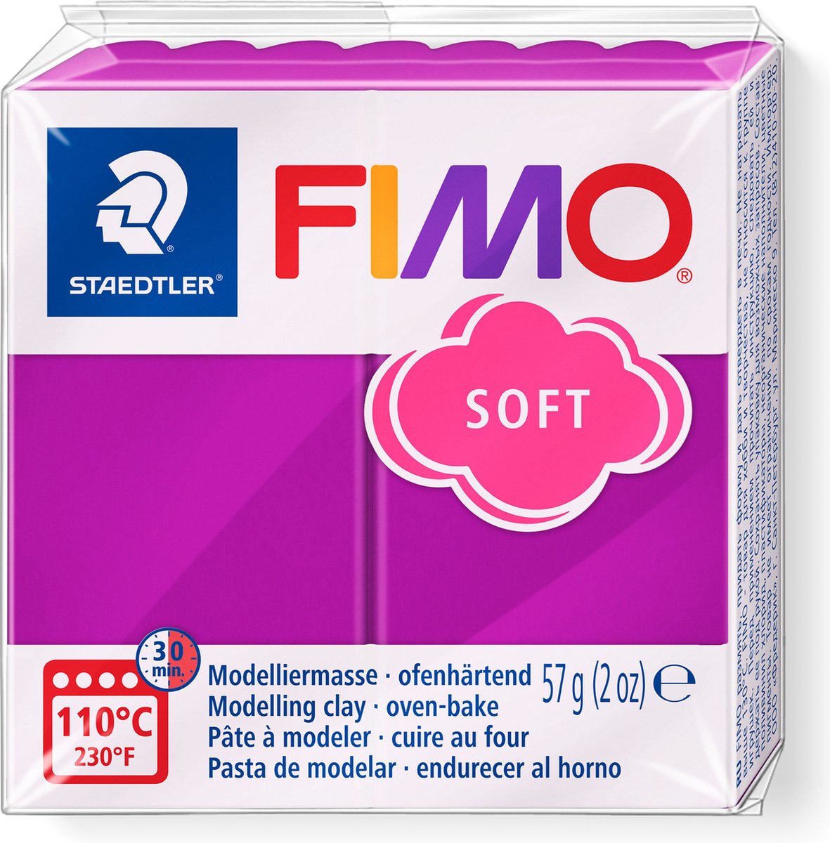 Fimo® soft, violet, 57 gr 1 boîte