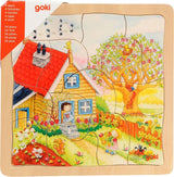 GOKI 4-couches Puzzle Seasons, 54st.
