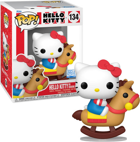 Funko-pop ! hello kitty 134 hello kitty sur cheval à bascule exclusif