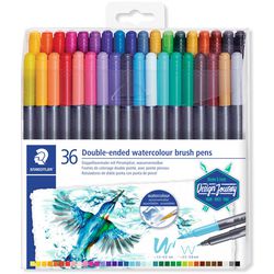 Stylo pinceau Staedtler aquarelle gamme de couleurs non permanente