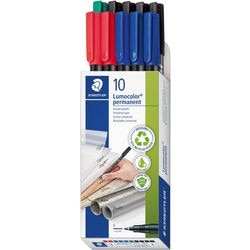 Marqueur permanent Staedtler 318 b10 gamme de couleurs fine