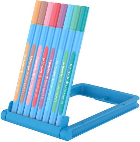 Schneider instruments d'écriture stylo à bille schneider - slider edge pastel - plume xb 1,4 mm - 8 pièces couleurs assorties - s-152289