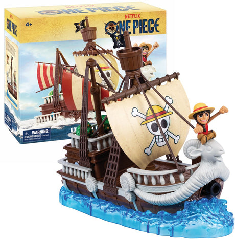 Moose Toys One Piece Go Merry Deluxe Ship avec figurine de jeu