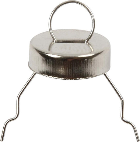 Société créative https : www.ccobby.nl metal-pendant-d-13-mm-hole-size-5-mm-silver-25-piece-1-box