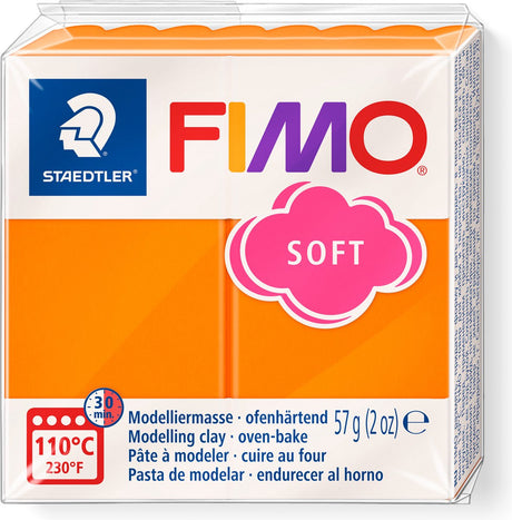 Fimo® soft, mandarine, 57 gr 1 bouteille
