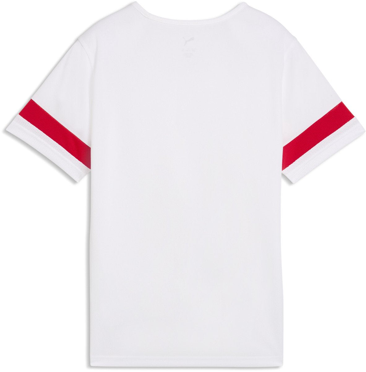 Puma individualrise jersey jr t-shirt de sport pour garçons - blanc- rouge