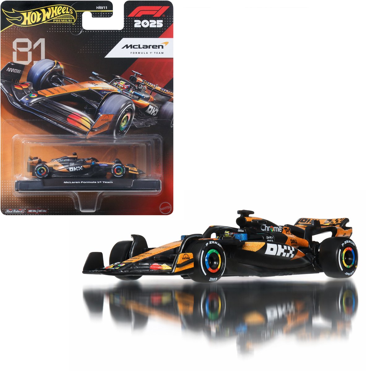 Équipe McLaren de Formule 1 Premium Hot Wheels - Oscar Piastri