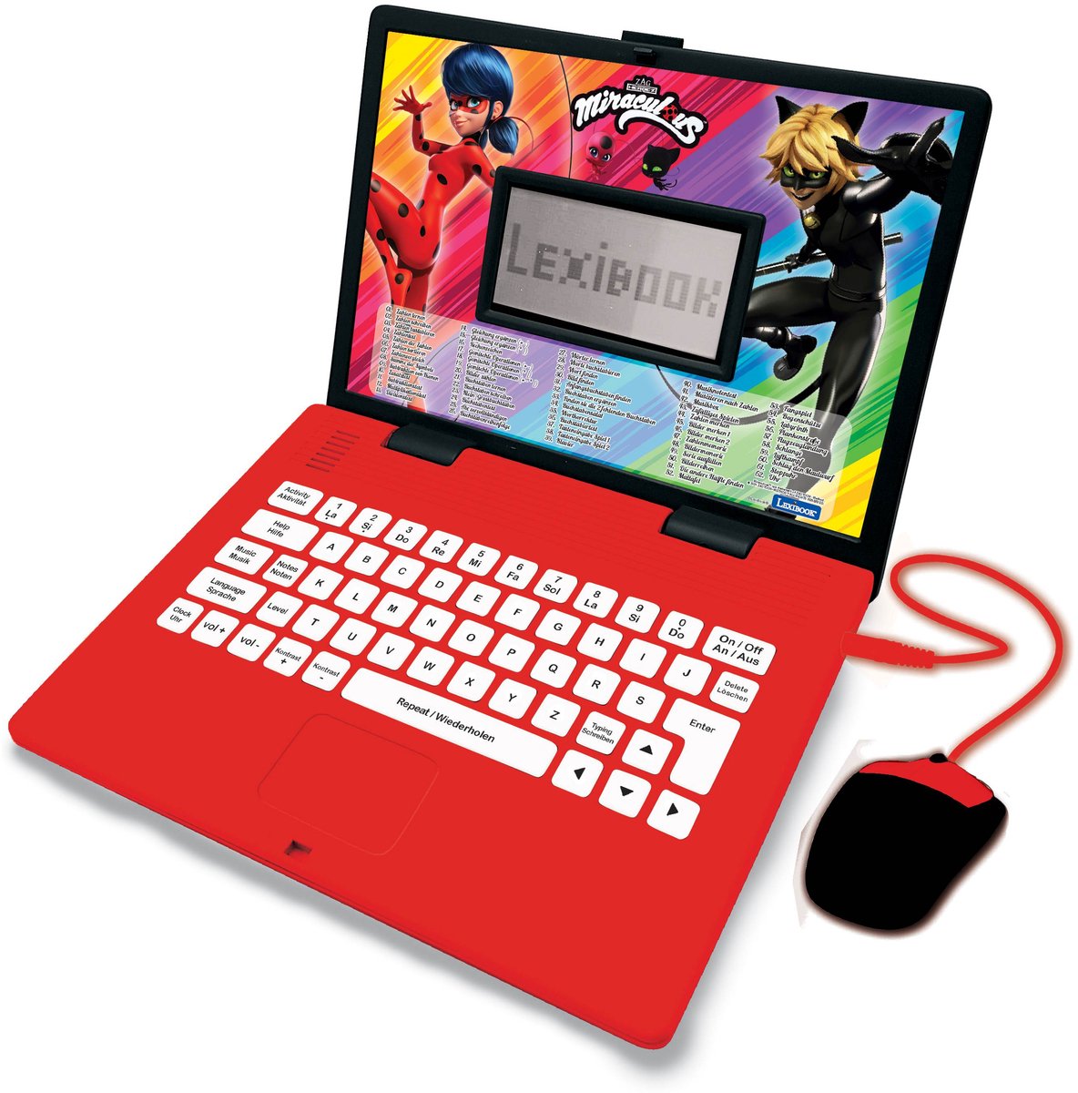 Ordinateur portable éducatif bilingue Lexibook miraculeux - 124 activités (allemand anglais)