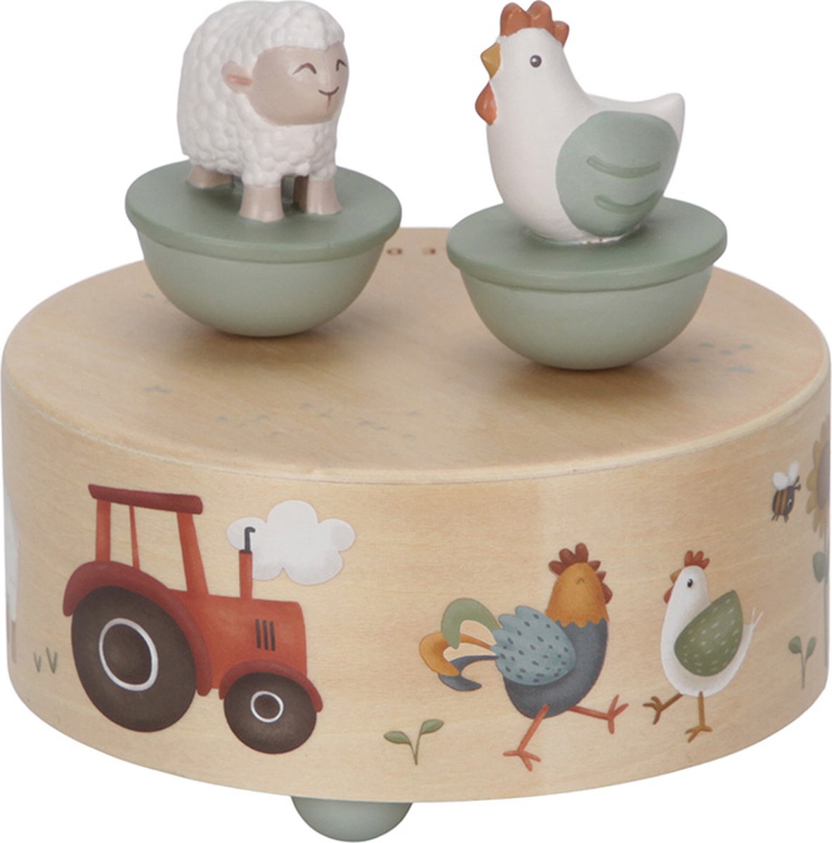 Boîte à musique en bois Little Dutch Little Farm FSC