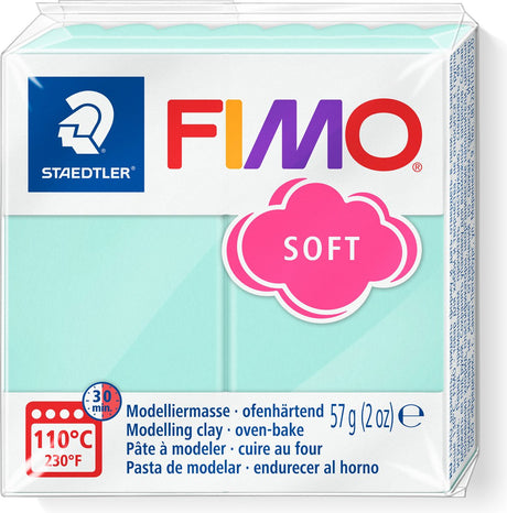 Fimo® soft, menthe, 57 gr 1 boîte