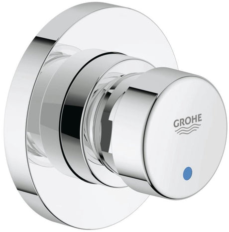 Robinet de douche à encastrer Grohe euroeco cosmopolitan s temporisé 1 2 bleu rouge chrome