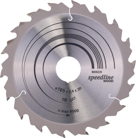 Bosch cirkzb vitesse 165x30 20x2,4 18t fz wz