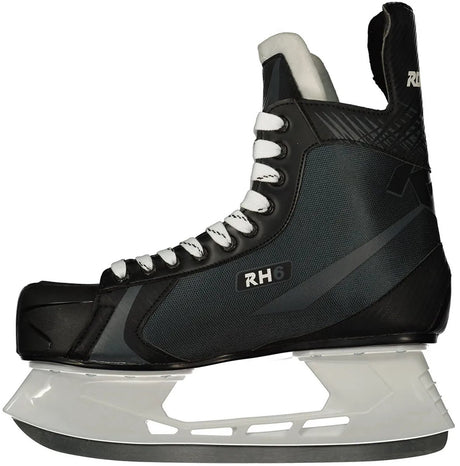 Roces – rh 6 – patins de hockey sur glace – patins hommes – noir et blanc – doublure confortable à haut maintien de la cheville – taille eu 42