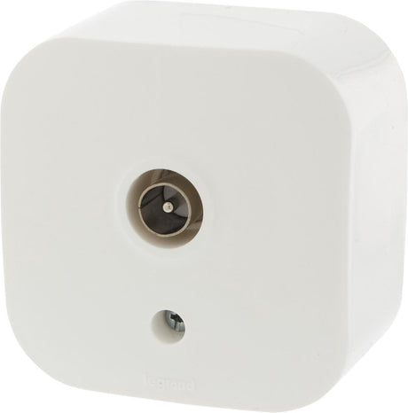 Prise TV en saillie Legrand forix - rj11 - blanc