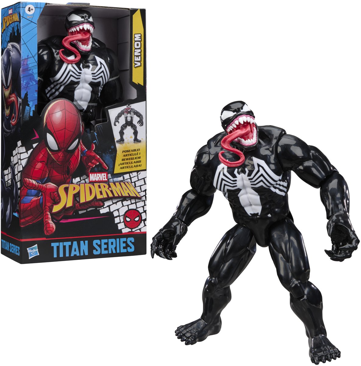Hasbro Marvel Spider-Man Titan Series Venom Jouant Figurine