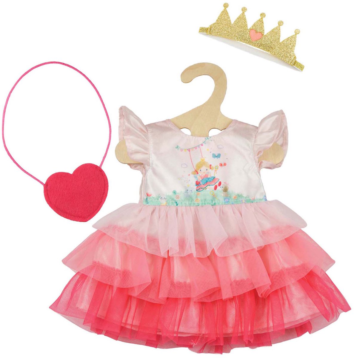 Robe de poupée Heless princesse Emily, 35-45 cm