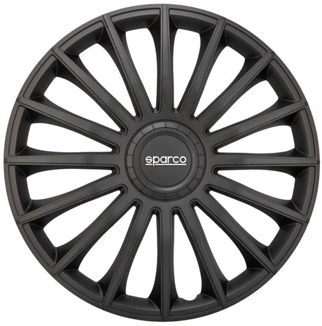 SPARCO HUBCAPS TORINO 16 pouces ensemble noir de 4