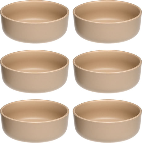 Leonardo roma bol 16cm abricot - set 6