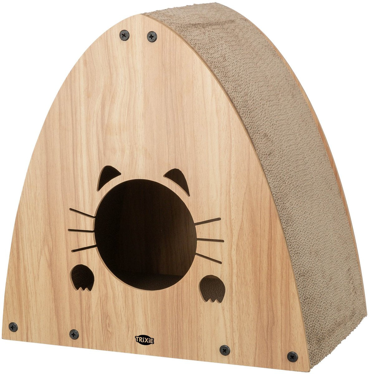 Trixie maison de crabe mdf marron clair