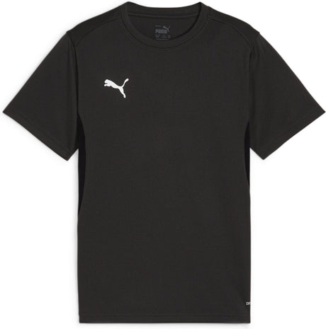 Puma teamgoal jersey jr maillot de sport pour garçons - noir-blanc-gris foncé