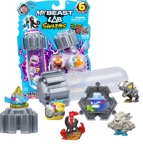 Moose jouets mrbeast essaims fusion pod série 3 - 6 pcs.