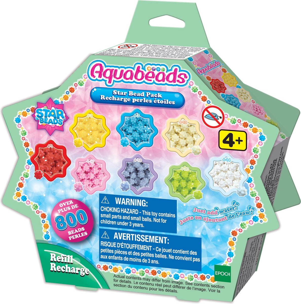 Recharge de perles étoiles Aquabeads