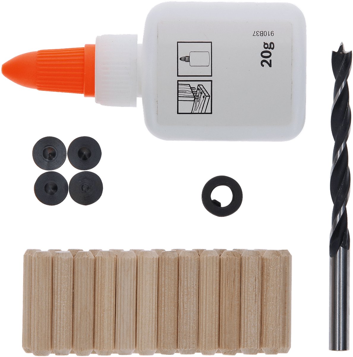Bosch - 32-piece plug set 6 mm, 30 mm