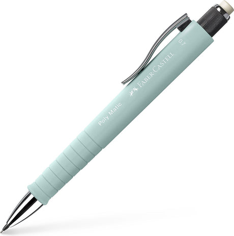 Porte-mine Faber-castell - polymatique - largeur d'écriture 0,7 mm - bleu caribique - fc-133305