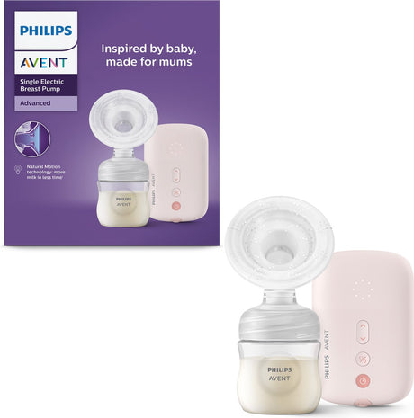 Tire-lait électrique simple Philips Avent - portable - rose - SCF395 01