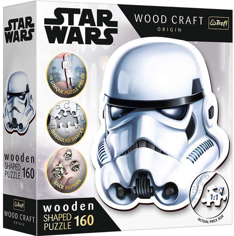 Trefl puzzle Star Wars casque de stormtrooper en bois 160 pièces fsc.