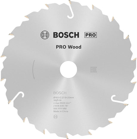 Bosch cirkzb vitesse 160x20x2,4 18t fz wz