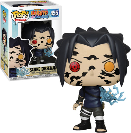 Funko-pop ! animation : naruto - sasuke avec marques de malédiction - exclusivité américaine