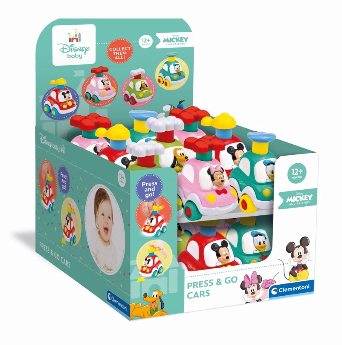 Clementoni Press Go Auto Disney Figure
