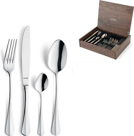 Ménagère Amefa 24 pièces baguette luxe coffret bois