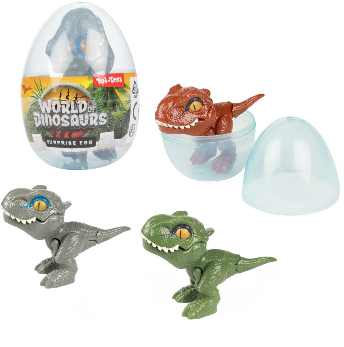 Toi-toys surprend un dinosaure œuf avec pattes mobiles