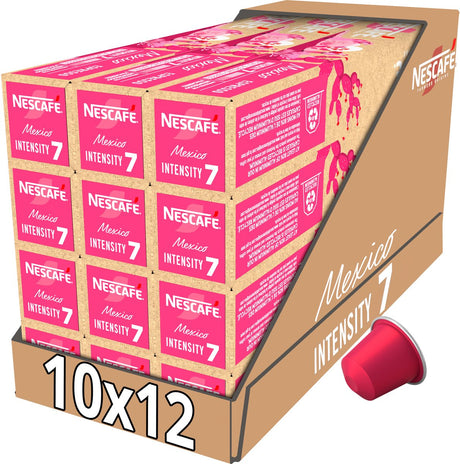 Nescafé farmers origins mexique capsules compatibles nespresso - 10 tasses à café x 12 boîtes