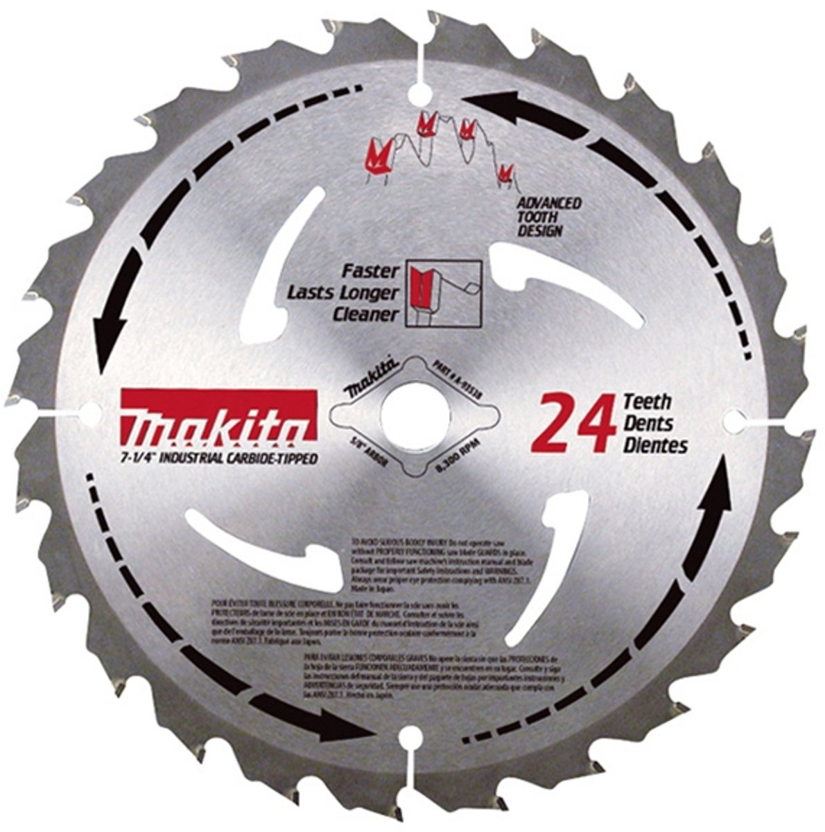 Accessoires Makita lame de scie circulaire | bois | 165x20x40t 18g - b-32954