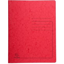 Map met veer exacompta 240225e a4 rood