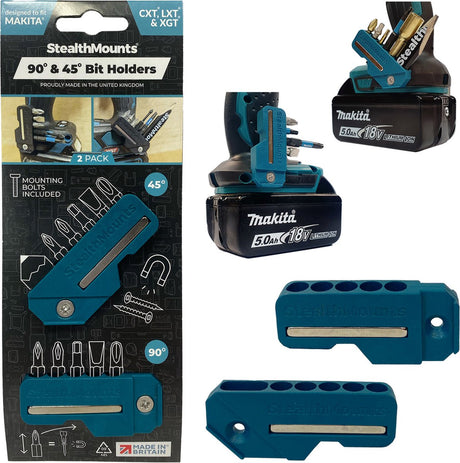Porte-embout Stealthmounts 4590 pour Makita | bleu | 2 pièces - bh-mk-4590-blu