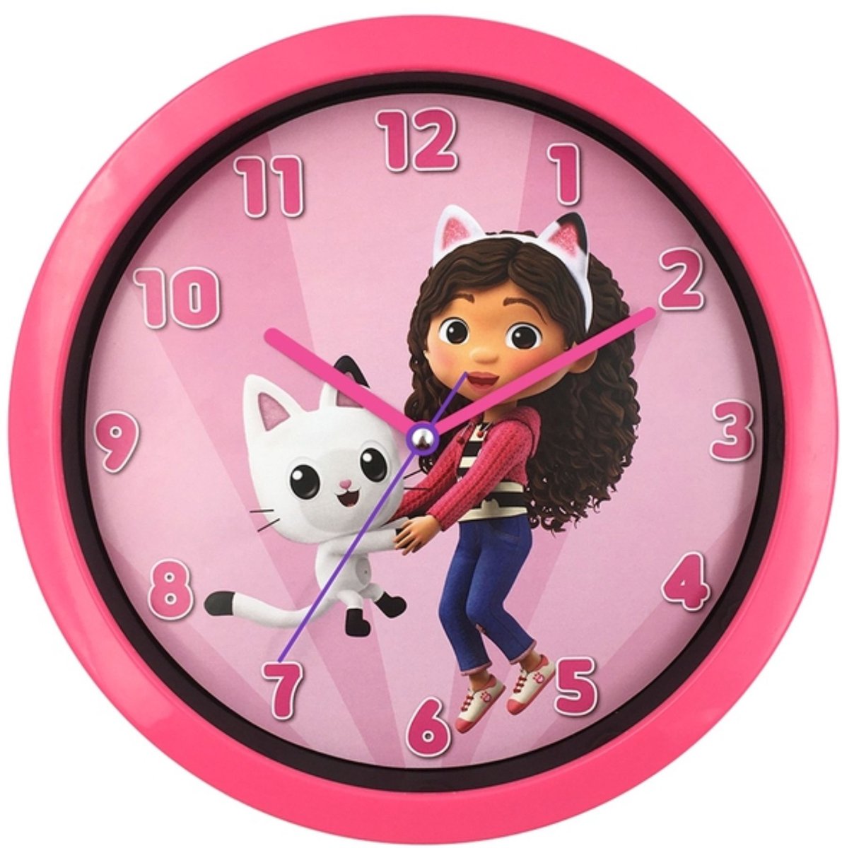 Horloge murale de la maison de poupée d’Accutime Gabby | 2 pièces