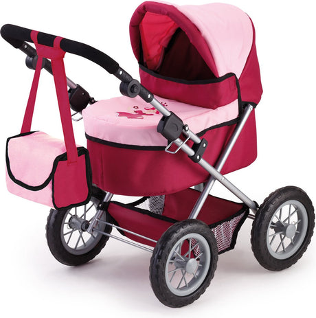 Bayer design - landau de poupée tendance - rouge et rose