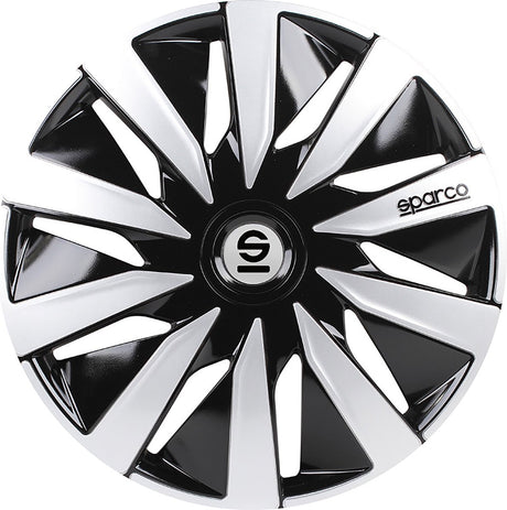 enjoliveurs Lazio 14 pouces ABS noir argent lot de 4