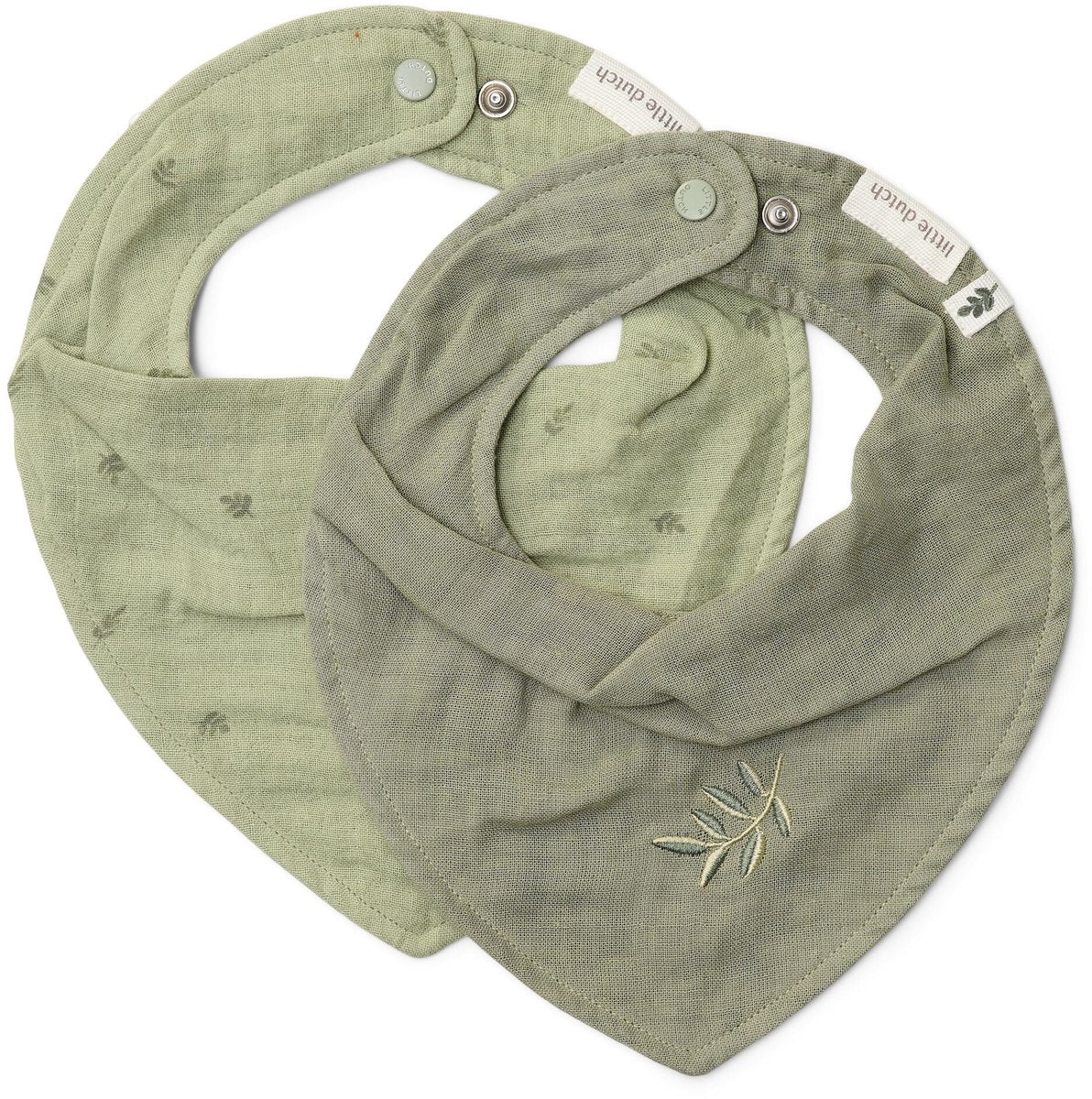 Little dutch 2-pack bandana slab - groen - essentials
