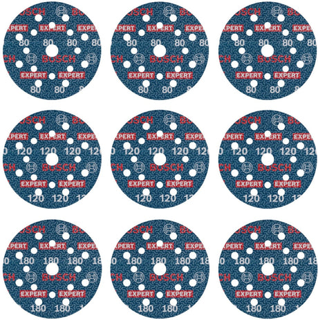 Bosch accessoires 2608902407 jeu de disques abrasifs diamètre 125 mm 1 pièce(s)