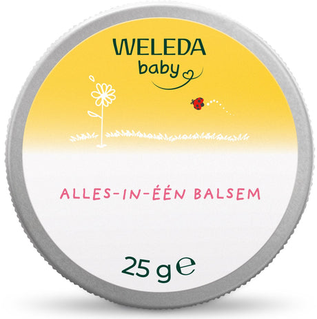 Weleda baume bébé tout-en-un - calendula - nourrit et protège la peau sensible de bébé - ingrédients 100% naturels - 25g