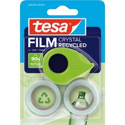 Jeu de supports de ruban adhésif tesa mini distributeur transparent 27 mm x 19 mm x 140 mm