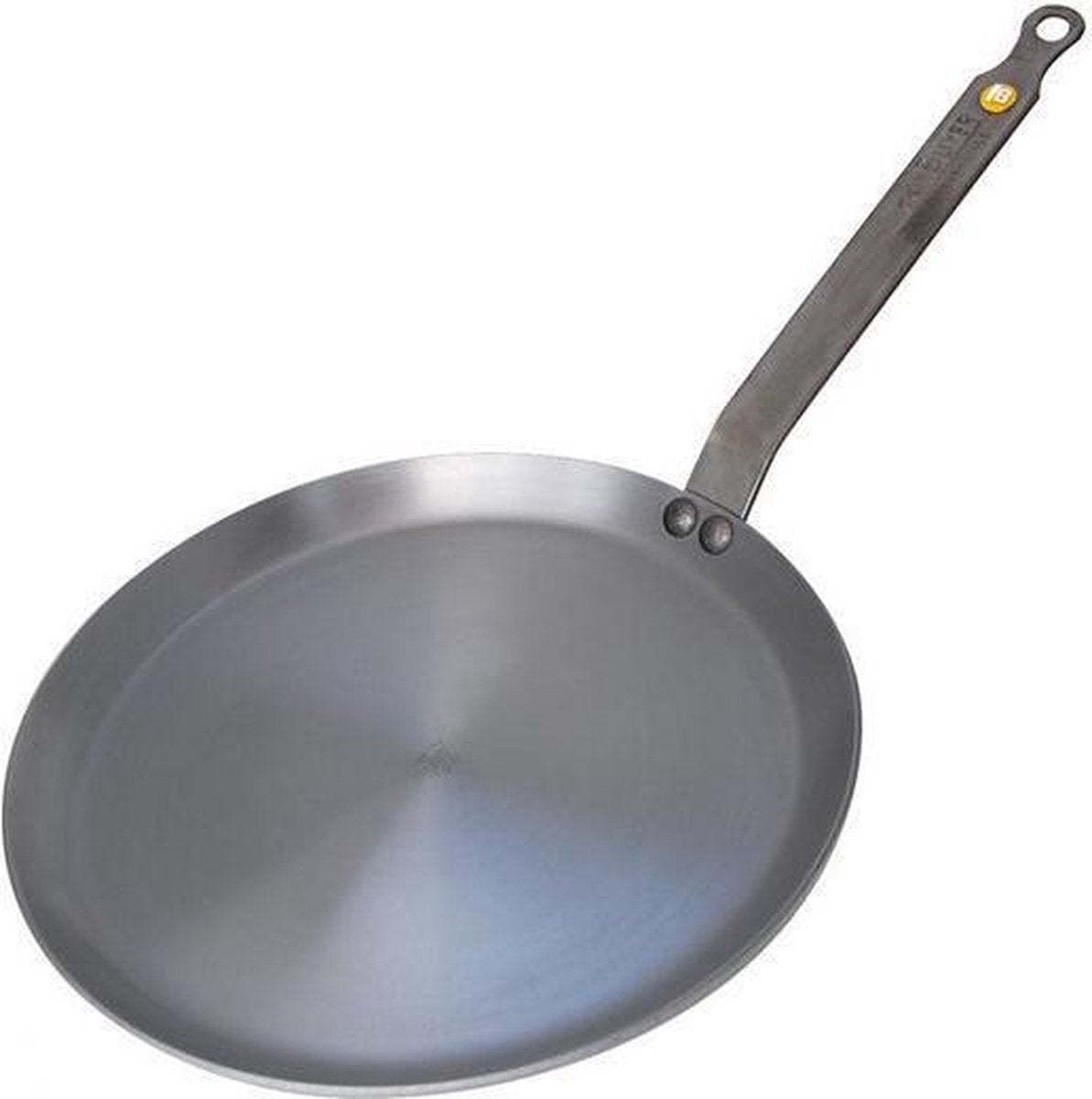Debuyer de Buyer Mineral B Poêle à Crêpière 24 cm - Crêpière - Tôle d'Acier - Sans PFAS - Effet Antiadhésif Naturel - Fabriquée en France