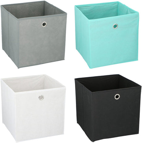 Alpina opbergbox 30 x 30 x 30 cm – opvouwbare opberdoos – organizer voor kast en kleding – assorti kleuren